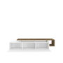 Hanah Home Pia Soporte para TV Nogal y Blanco